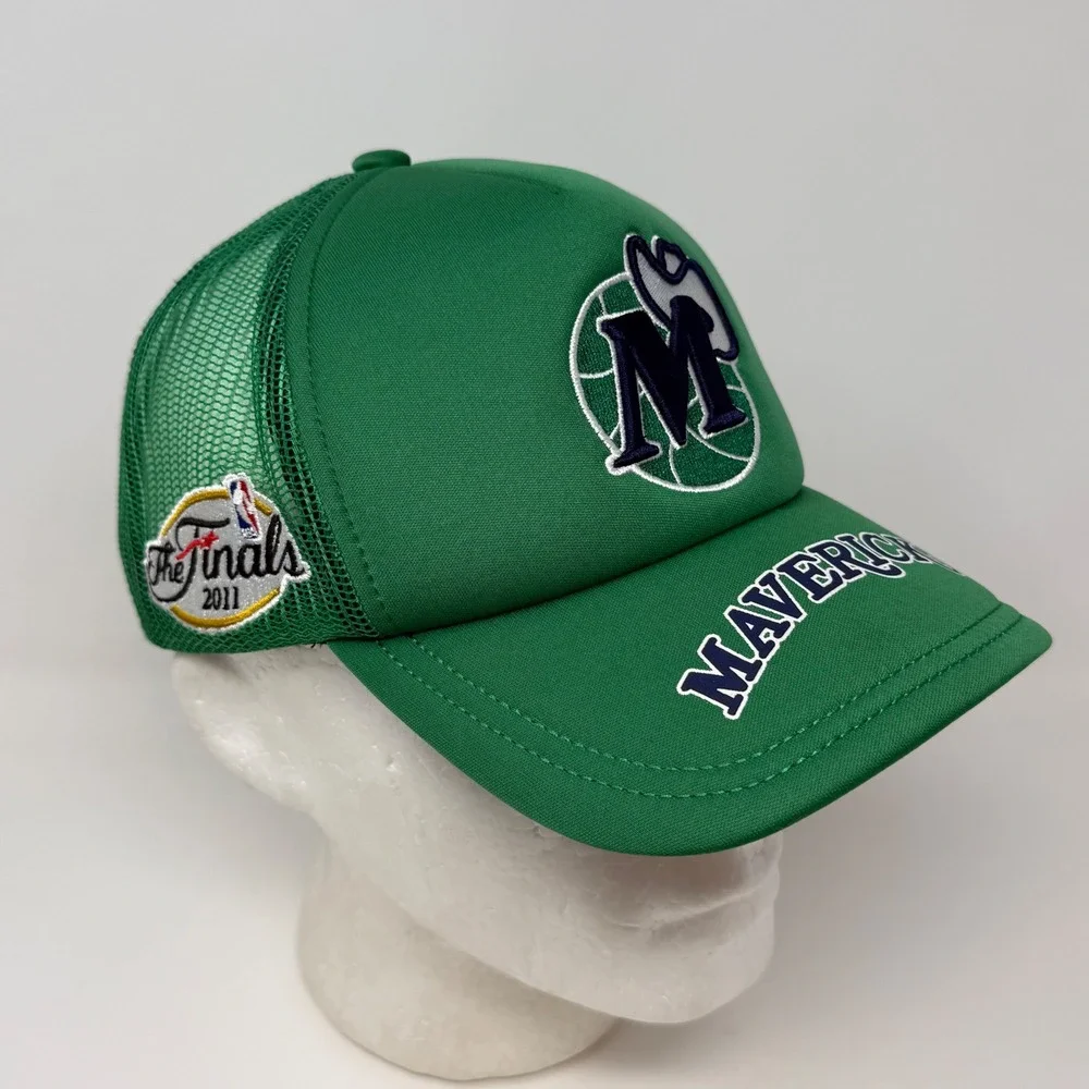 Mitchell &‎ Ness Dallas Mavericks 2011 NBA Finals Trucker Hat Green Snapback